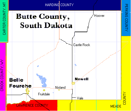 Butte and surrounding counties